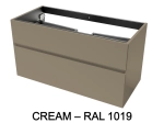 Meuble sous-vasque, finition bois ou couleurs, deux tiroirs à onglet, Largeur 60, 70, 80, 100, 120 et 140 cm, Profondeur 45 cm, Hauteur 55 cm, Stock disponible, LIVRAISON OFFERTE